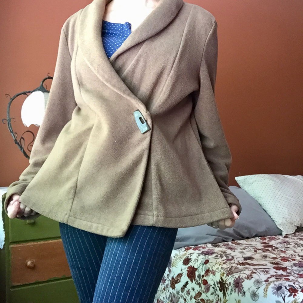 Cozy Brown Fleece Jacket